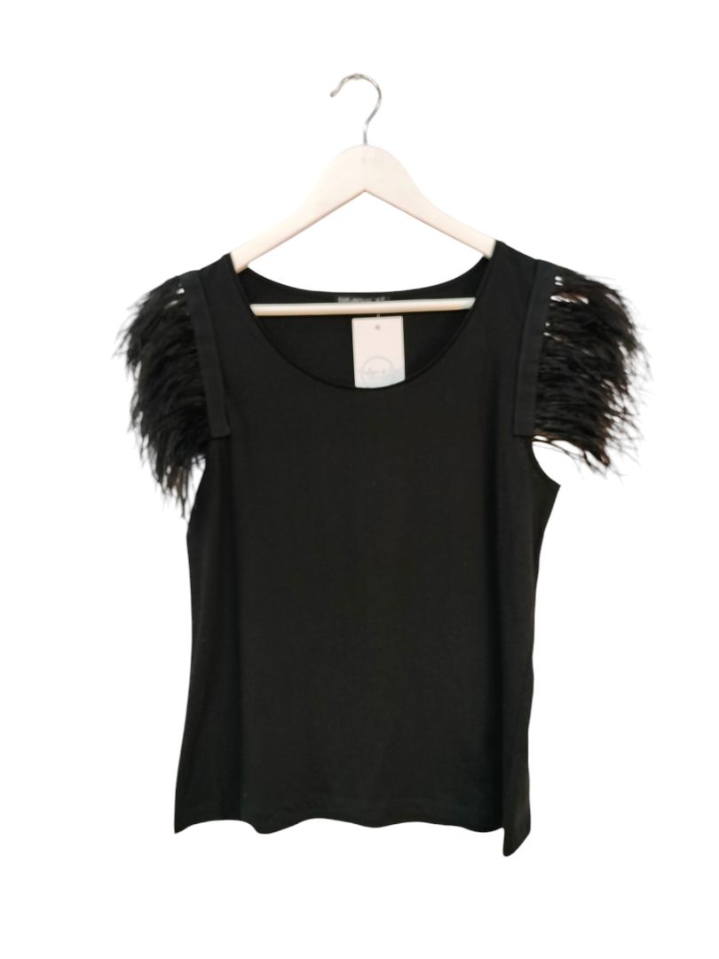 Fate + Becker | Black Top | Size 12