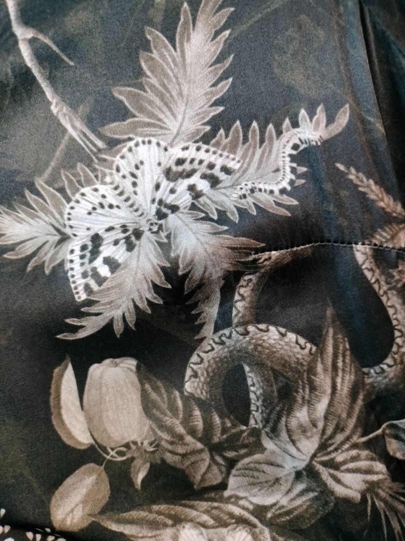 All Saints | Black Floral Dress | Size M