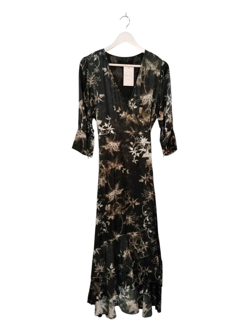 All Saints | Black Floral Dress