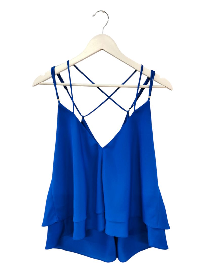 Amanda Uprichard | Cobalt Blue Top | Size S