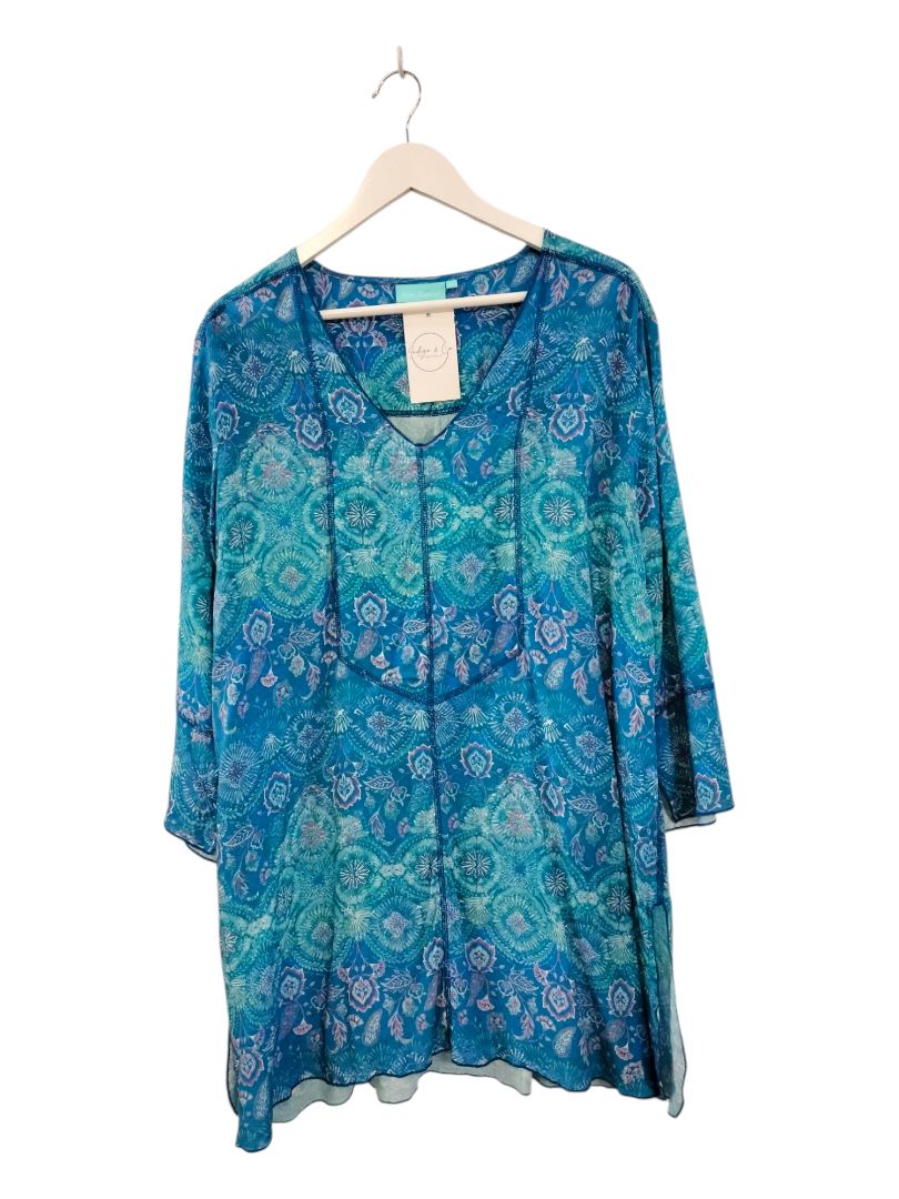 Blue Illusion | Multi Top | Size XL
