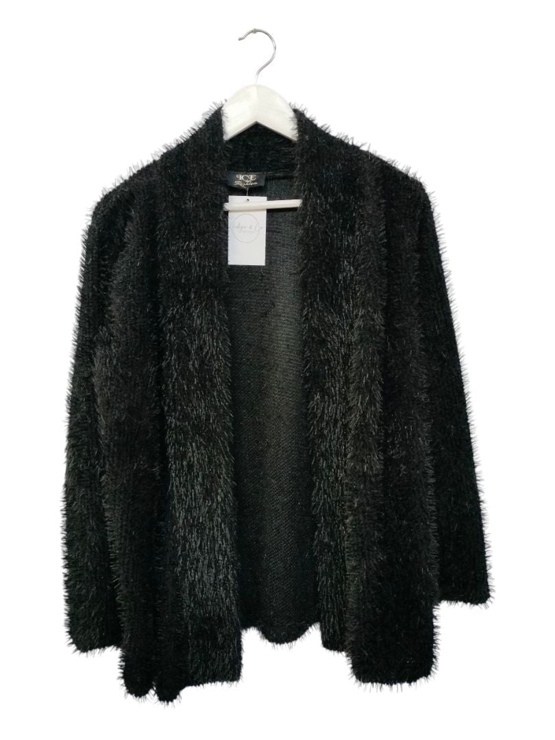 Ice Fashion | Black Cardigan | Size M