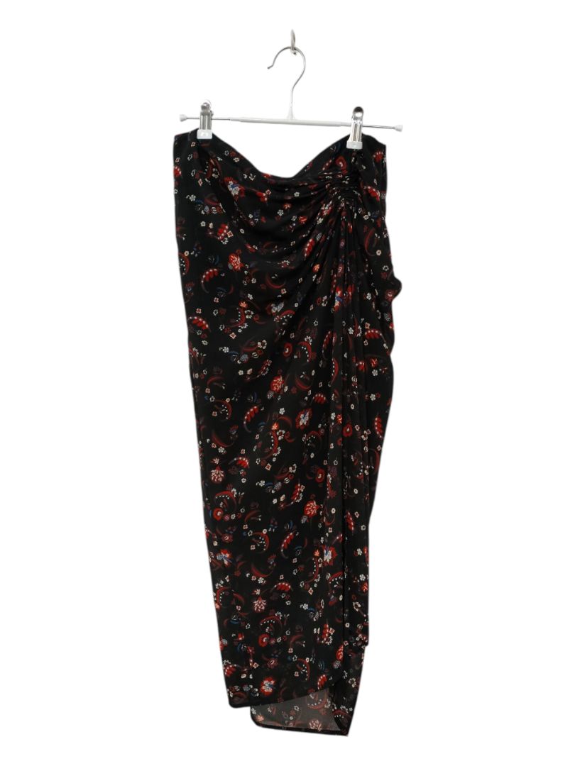Max | Black Floral Skirt | Size 10