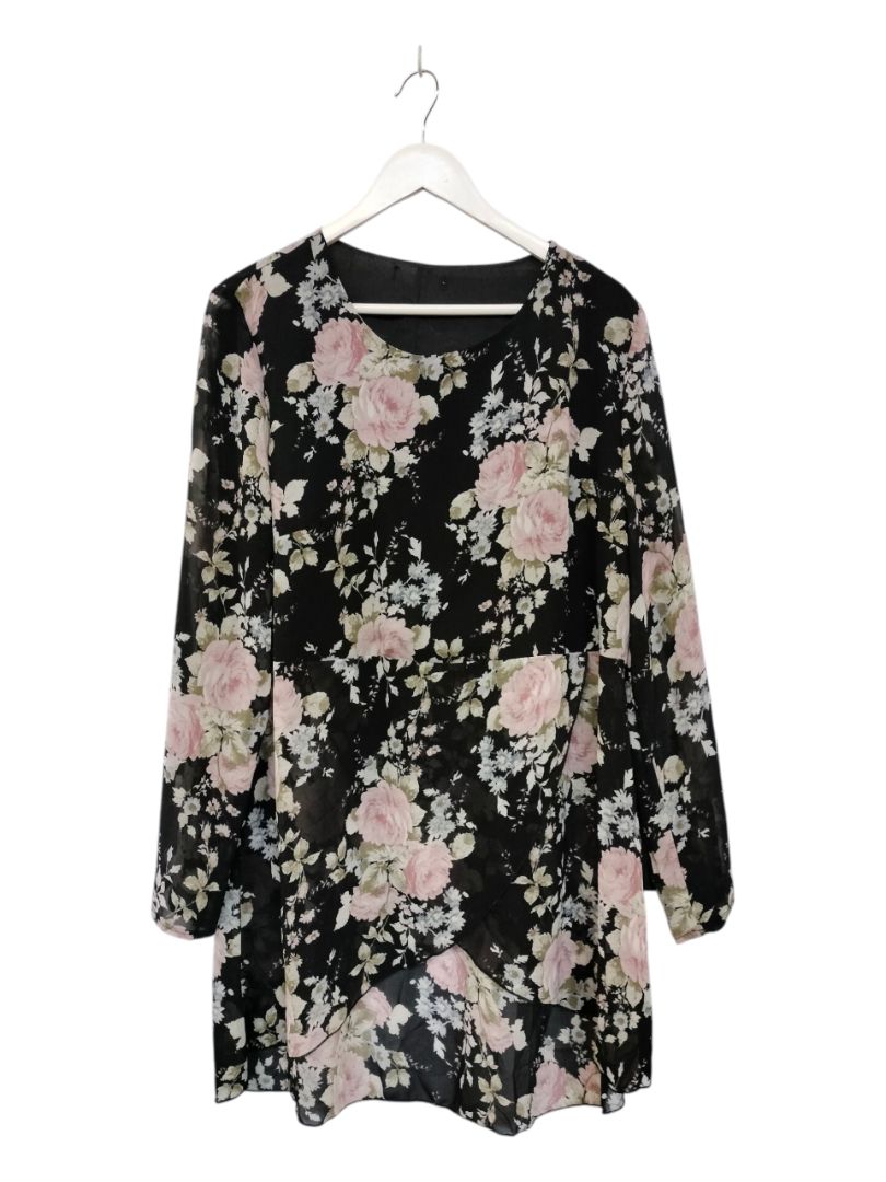 Unknown | Floral Top | Size Unknown