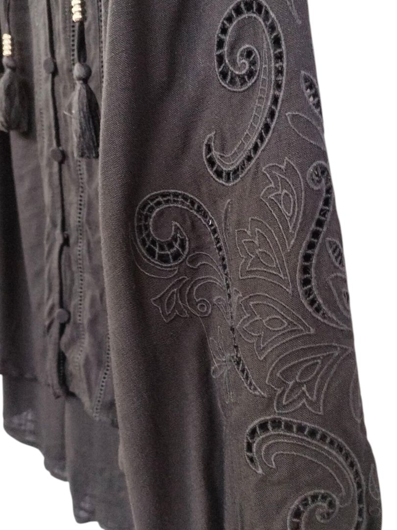 Just Jeans | Black Top | Size 22