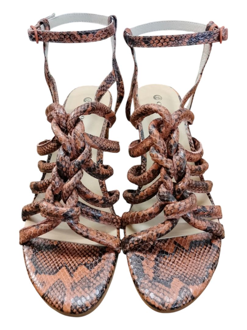 Chaos & Harmony | Snake skin pattern Heels | Size 8