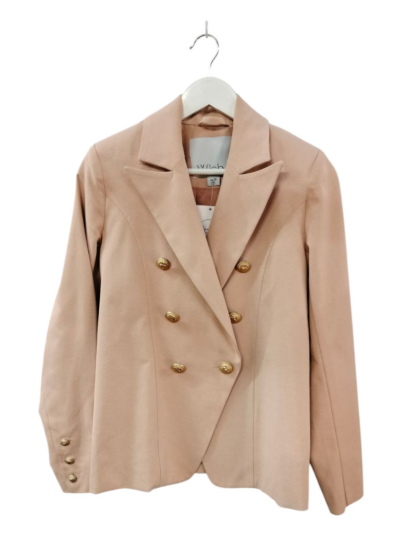 Wish The Label | Nude Pink Blazer | Size S