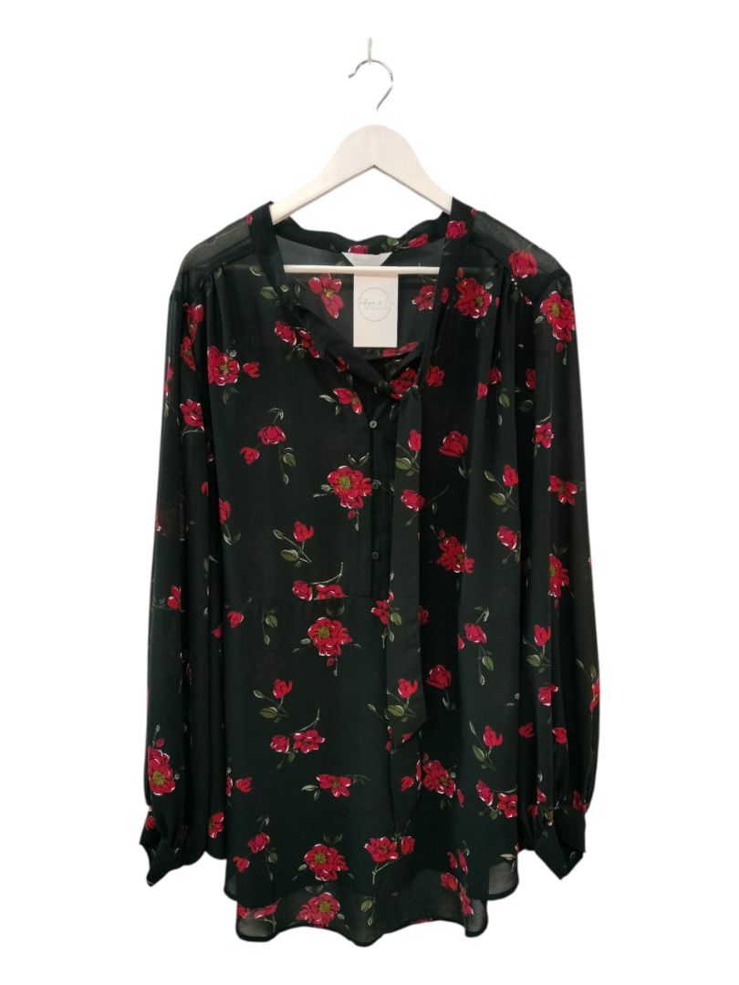 Isobelle | Floral Top | Size 22