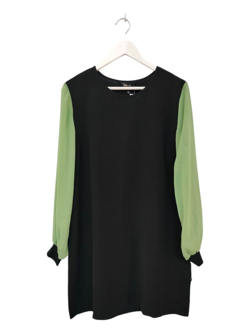 Home-lee | Black/Green Dress | Size 6