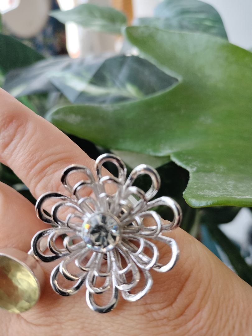 Kate Spade New York | Silver Jewellery | Size Oops a Daisy ring Size 7
