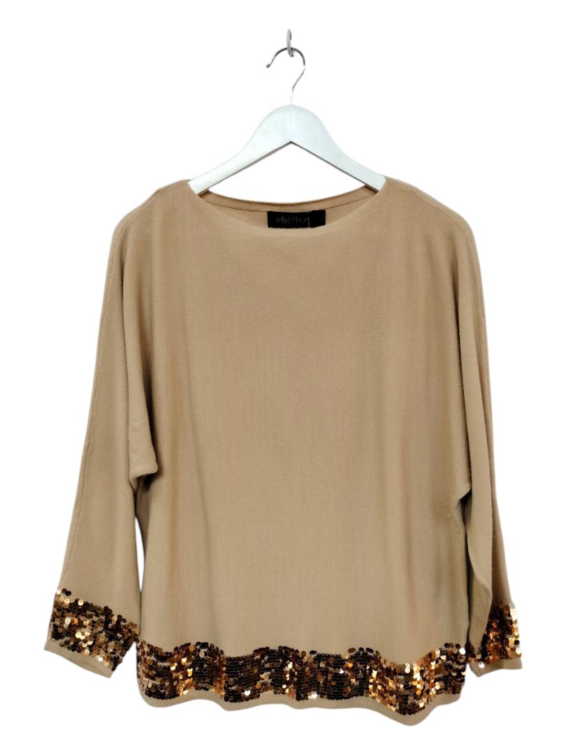 Eb & Ive | Brown Jersey | Size M/L