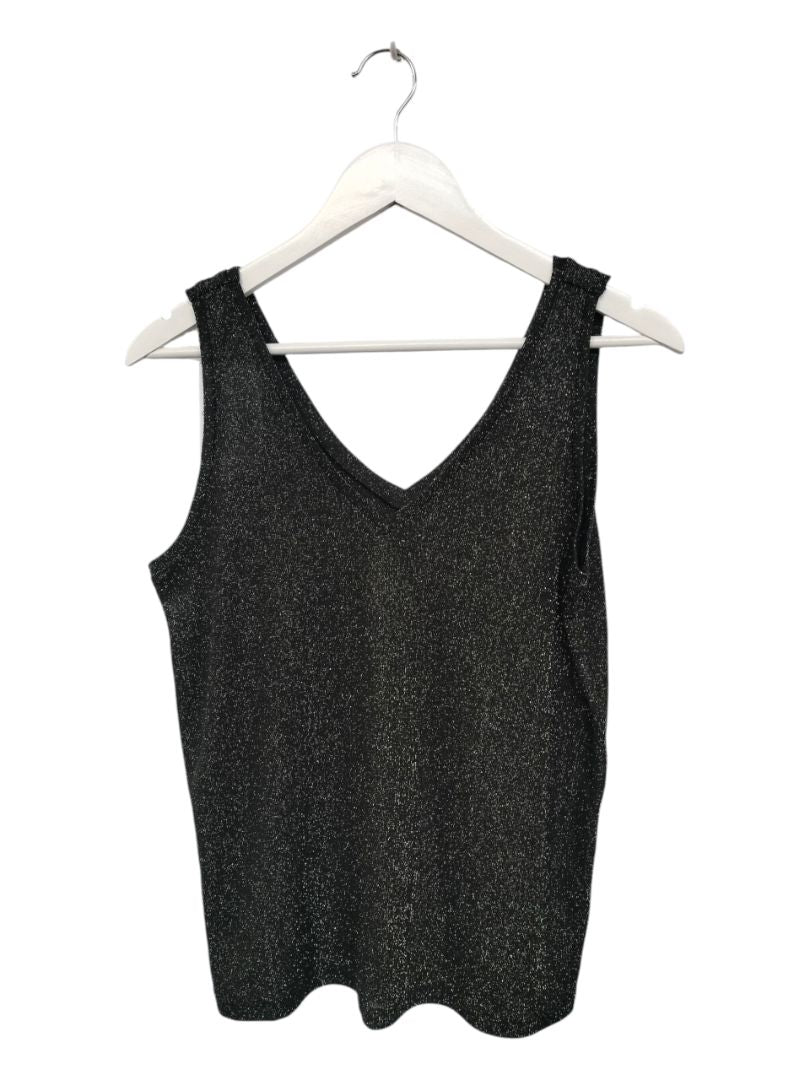 Unknown | Black/Gold Top | Size Unknown