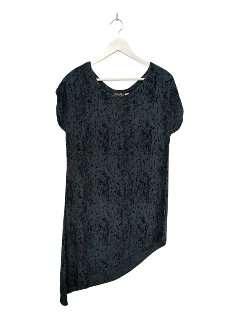 Art Style by Rebecca Herring | Blue with pattern Dress | Size 8