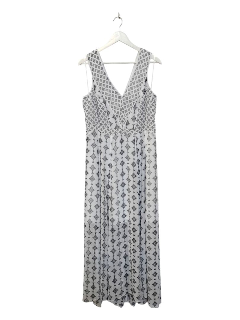 Max | White/Grey Dress | Size 12