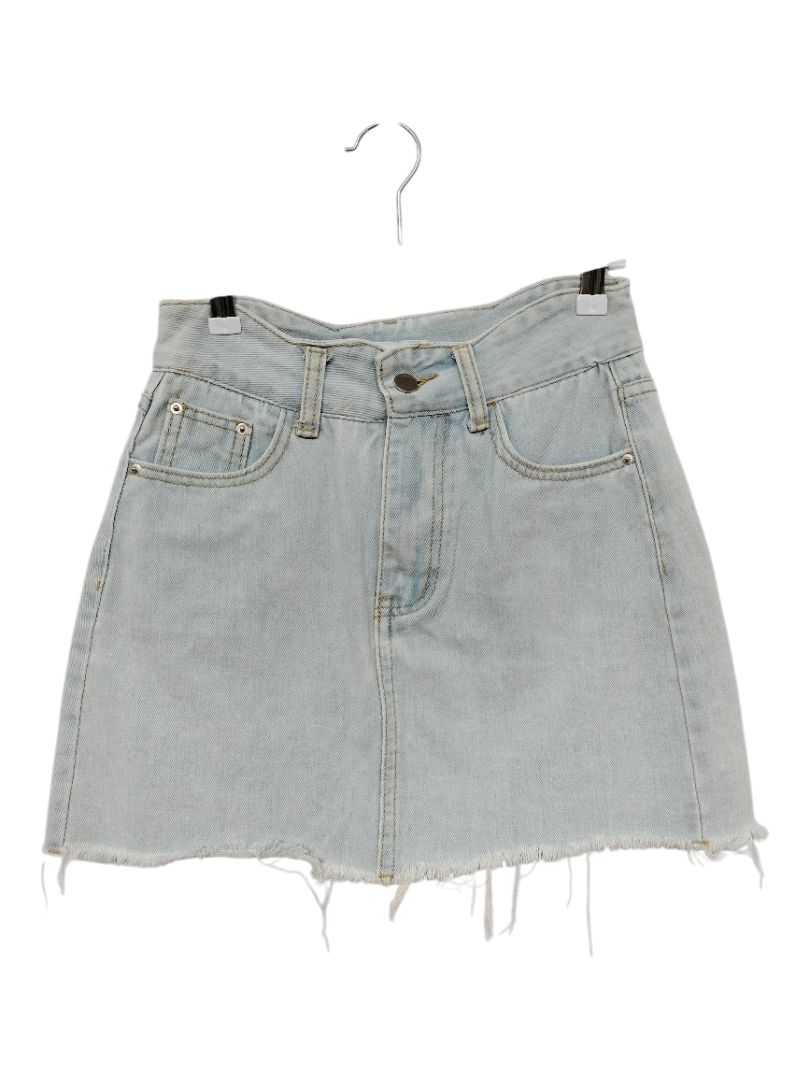 | Light Blue Denim Skirt | Size Approx S