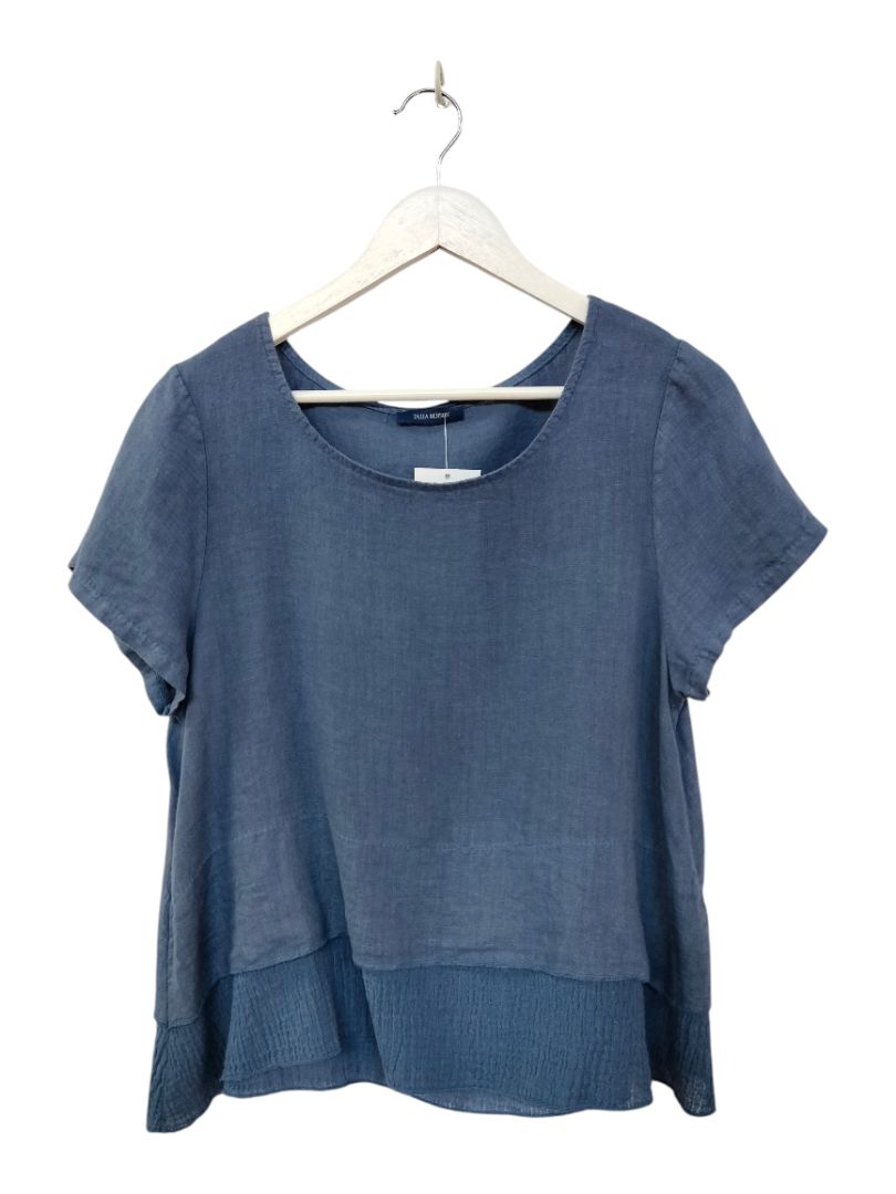Talia Benson | Blue Top | Size Approx M