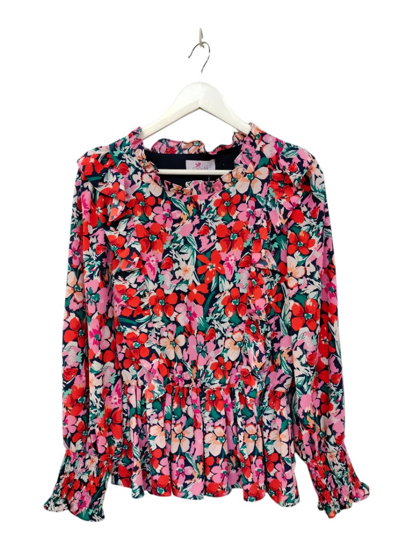 Charlo | Floral Top | Size Approx S