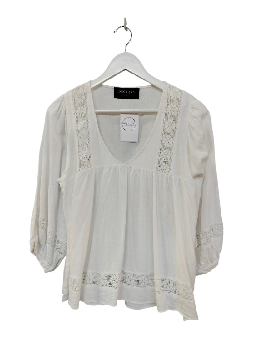Decjuba | White Top | Size S