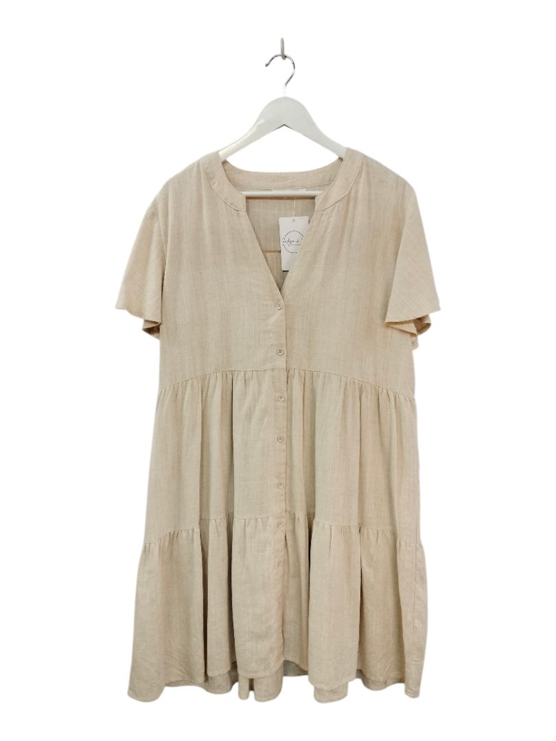 Grace & Co | Beige Dress | Size 14