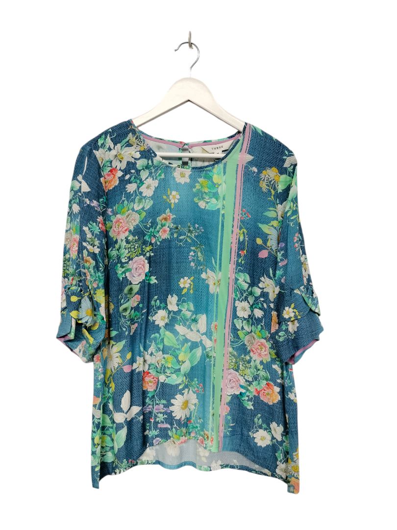 Verge | Floral Print Top | Size M