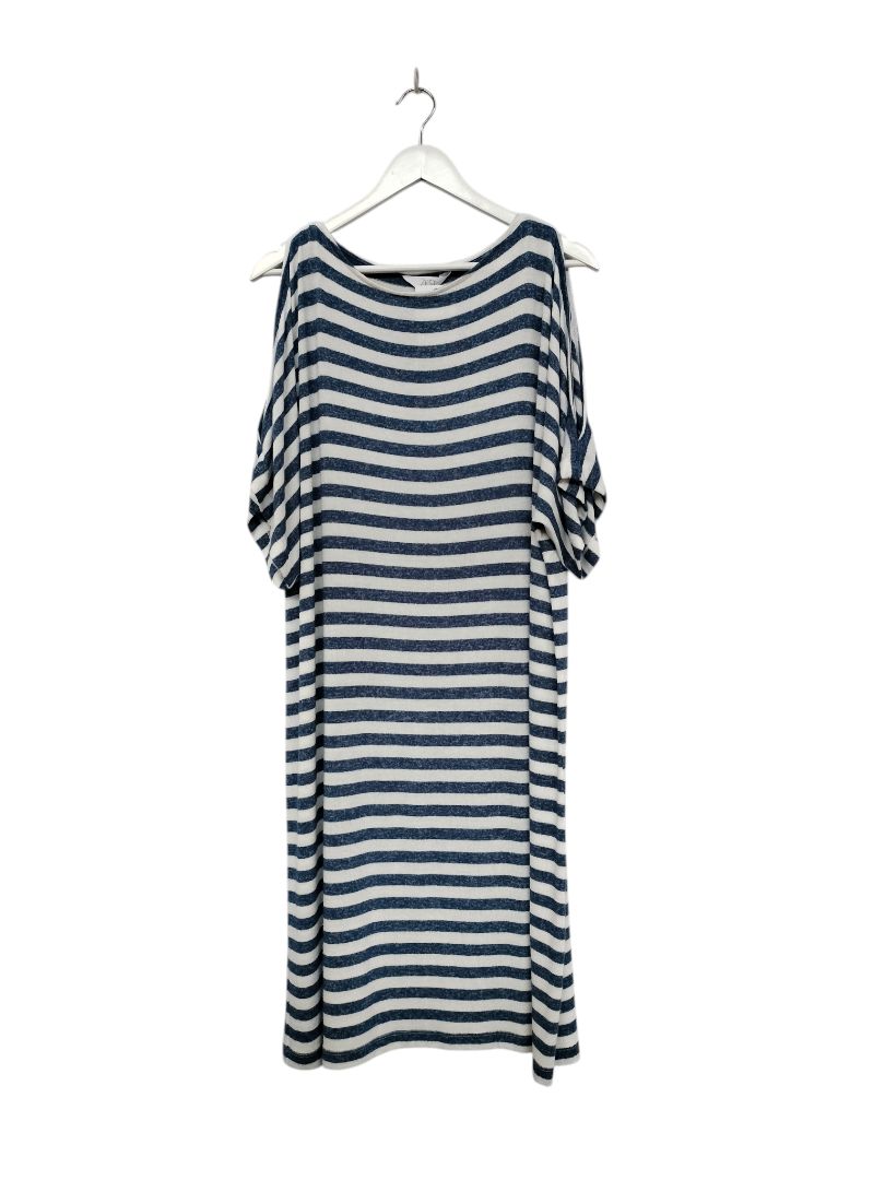 Zest | Blue/White Stripe Dress | Size L
