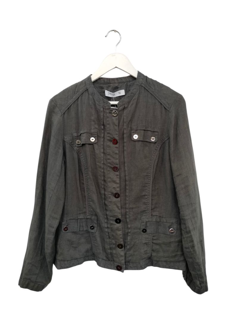 Preen | Dark Grey Jacket | Size 14
