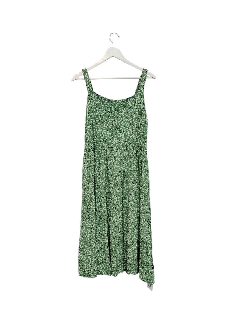 KILT | Green with white floral Dress | Size 12
