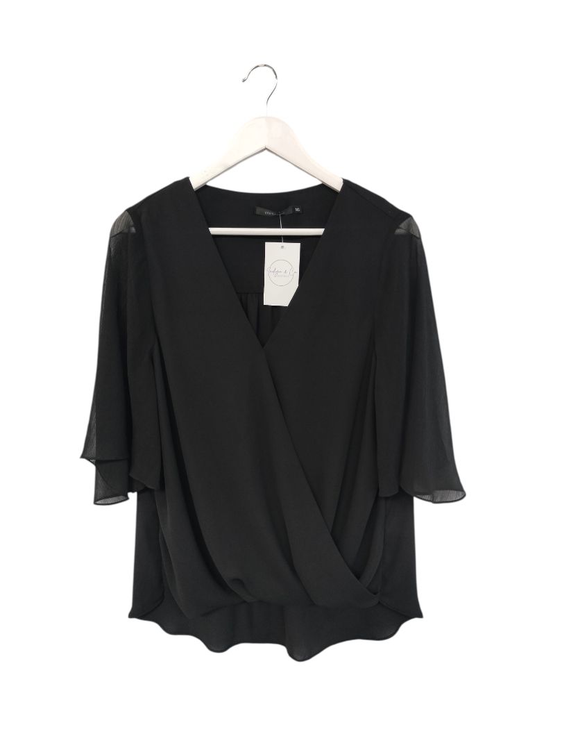 Portmans | Black Top | Size 16