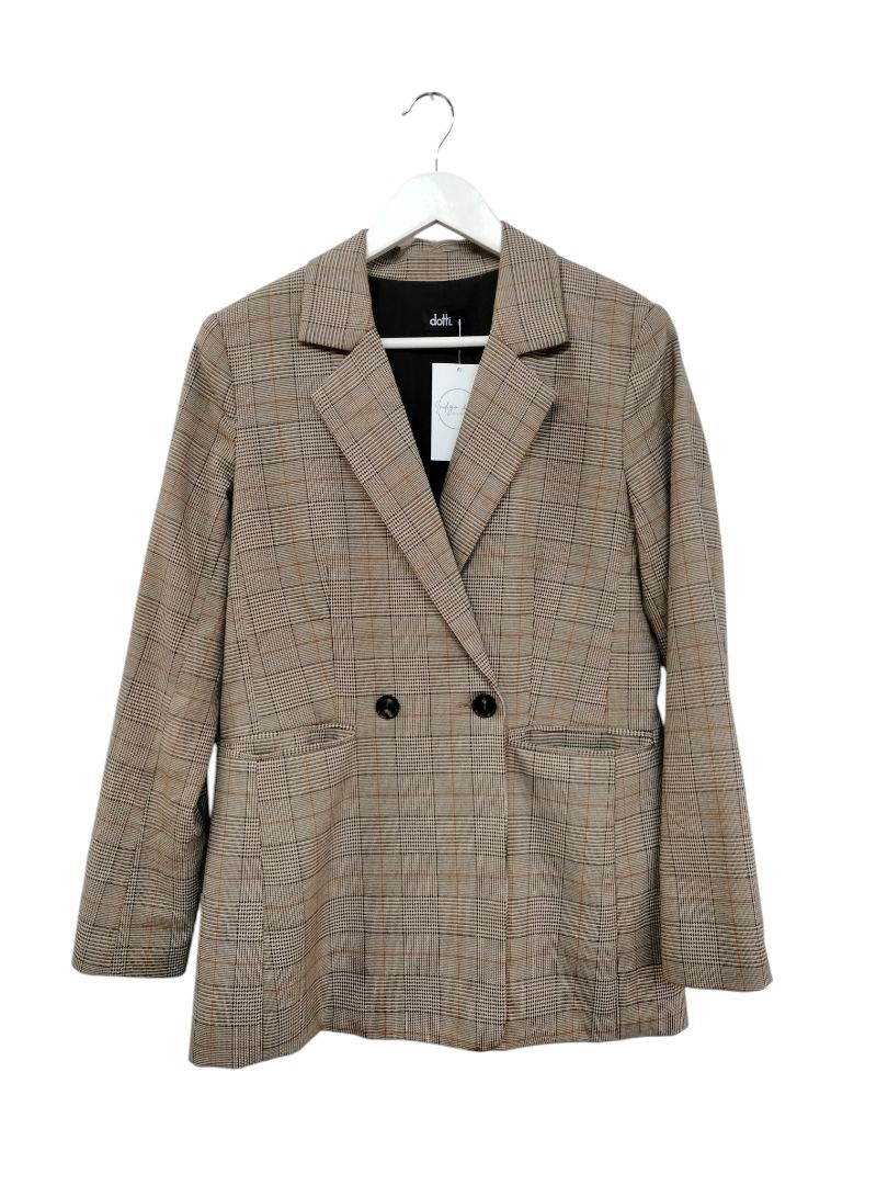 Dotti | Plaid Blazer | Size 10
