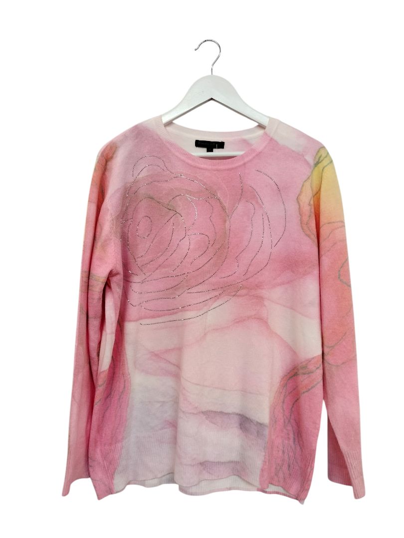 Caroline Morgan | Floral Jersey | Size 14