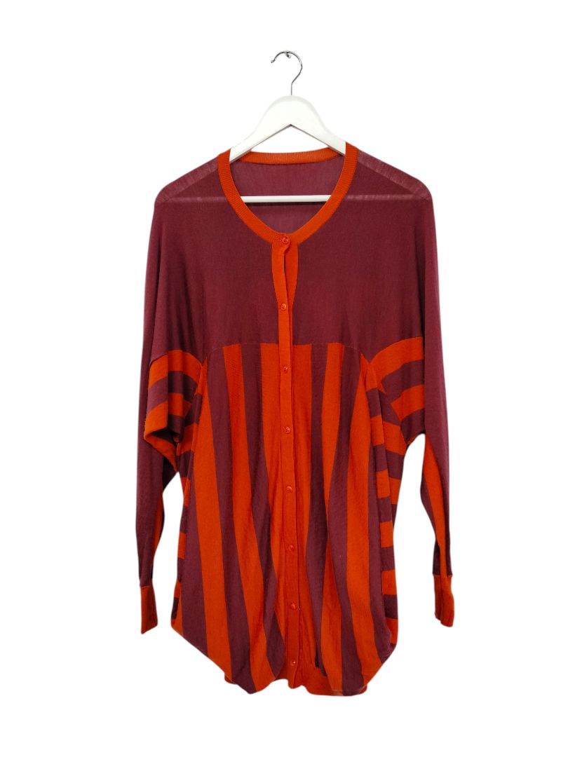 JNBY | Wine and Orange Cardigan | Size M