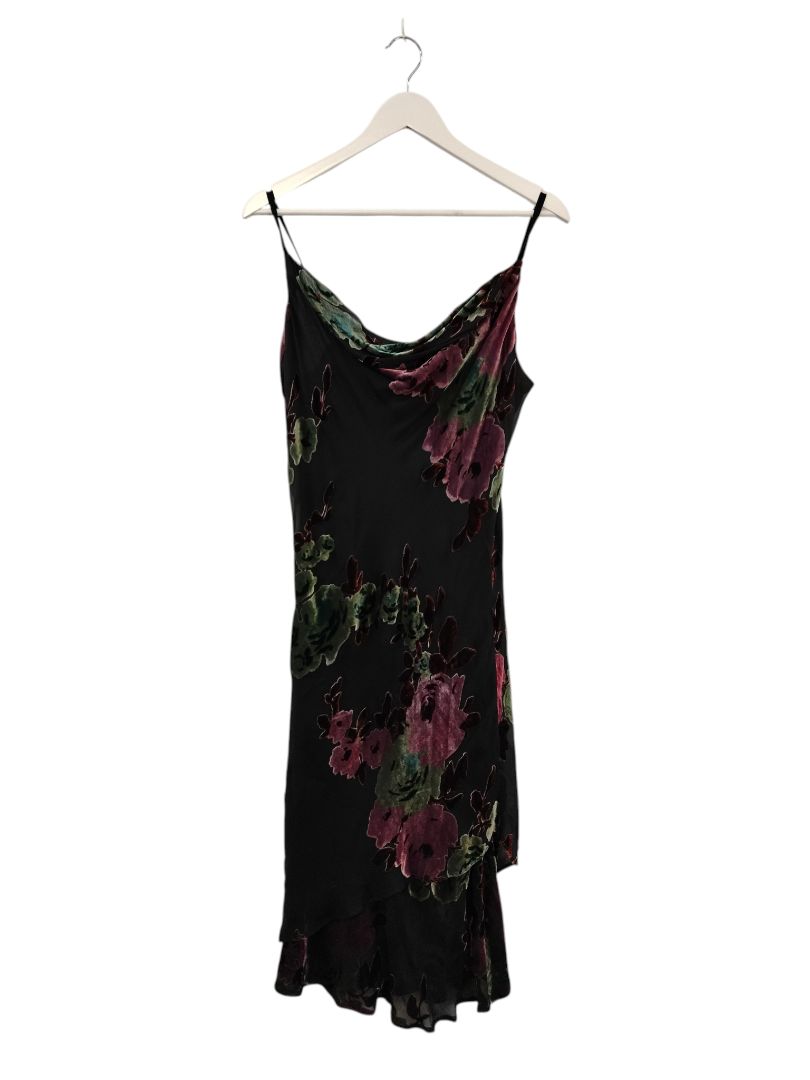 Table Eight | Black with Floral Dress | Size 12