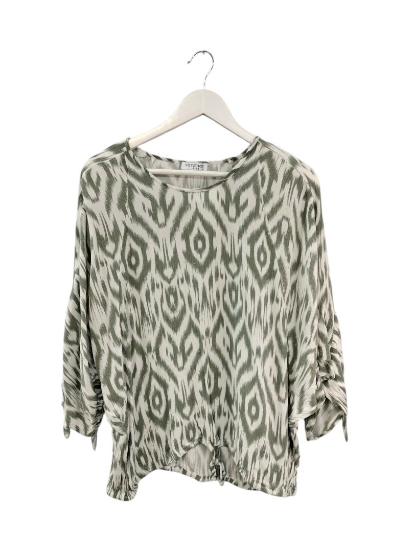 Ketz-ke | Green/White Top | Size 12