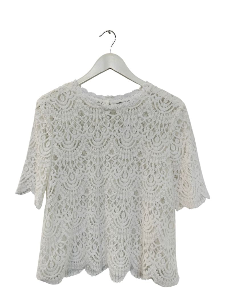 Whistle Tailored | White Top | Size L