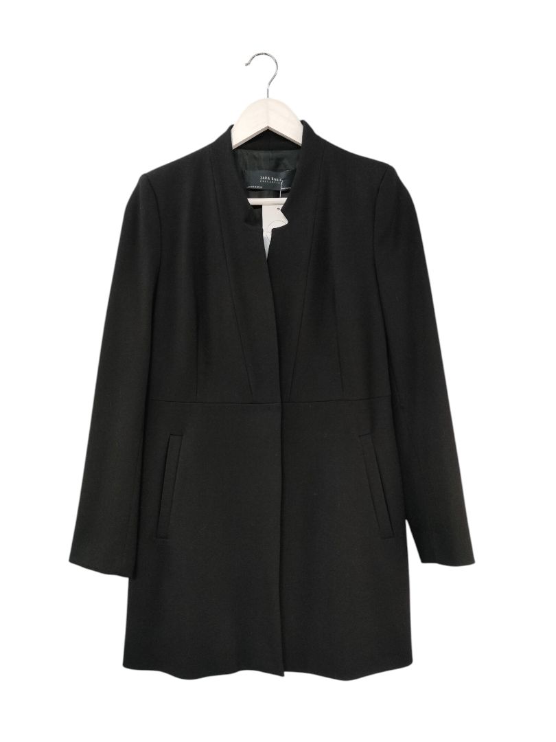 Zara Basic | Black Coat | Size M