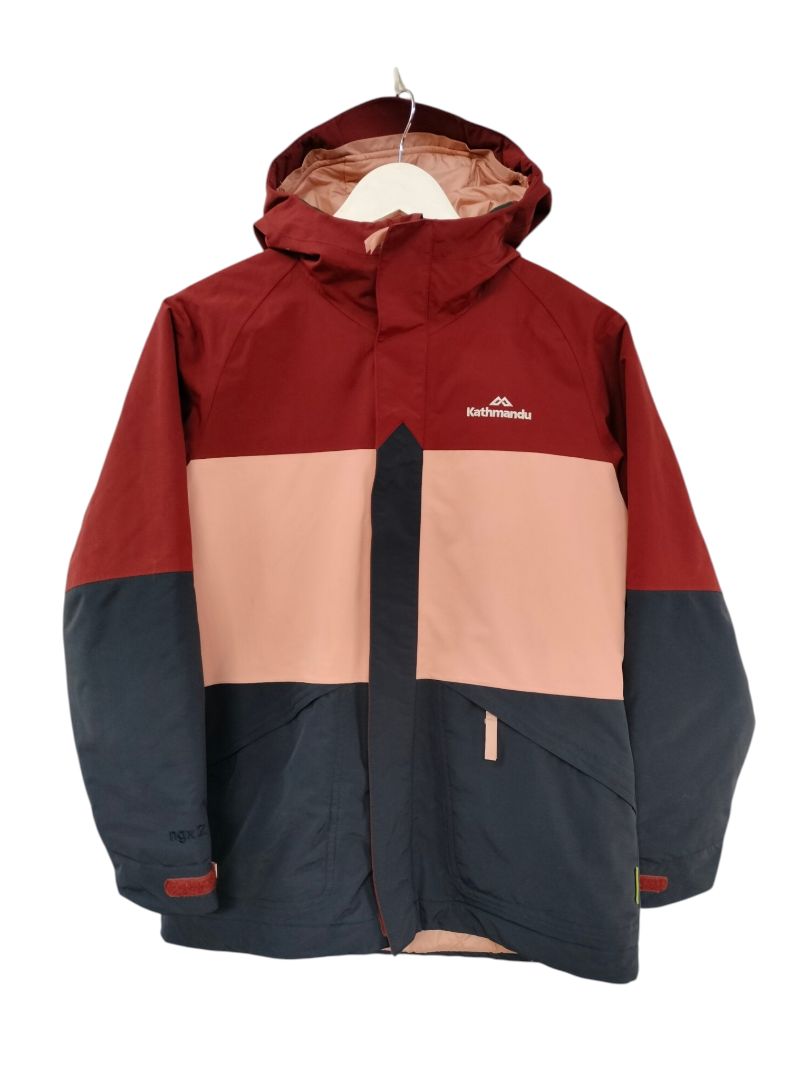 Kathmandu | Red Navy & Pink Jacket | Size 12 youth