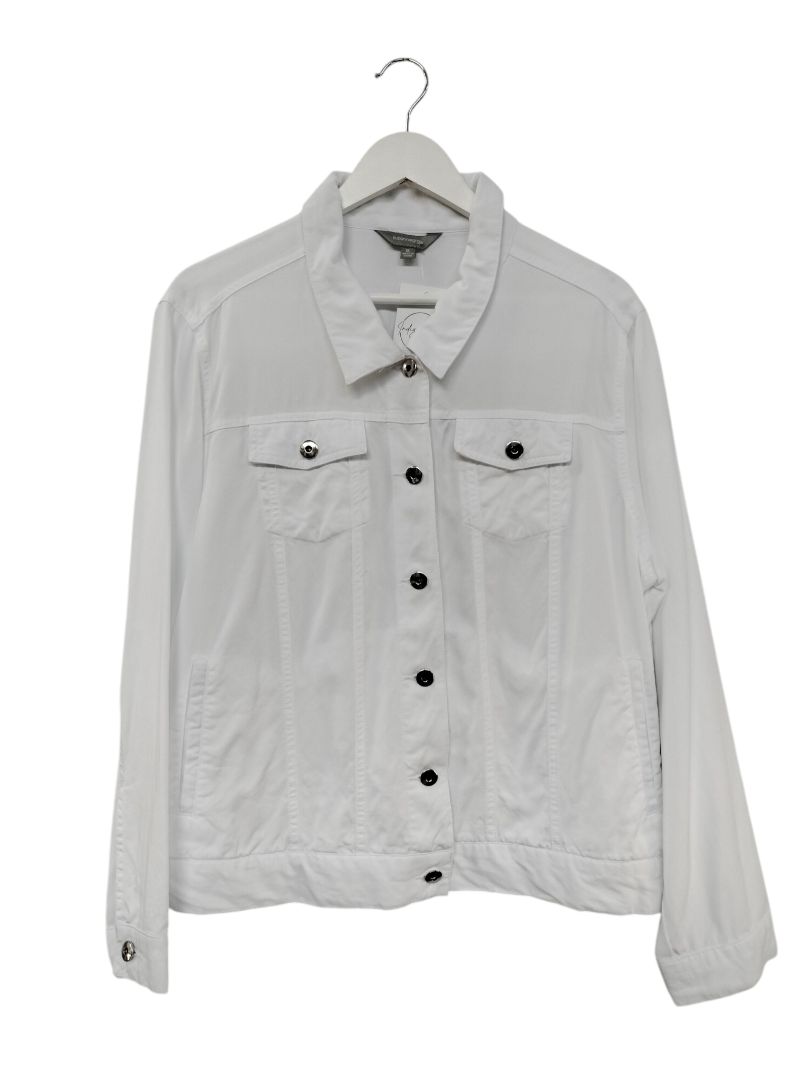Suzannegrae | White Denim Jacket | Size XL