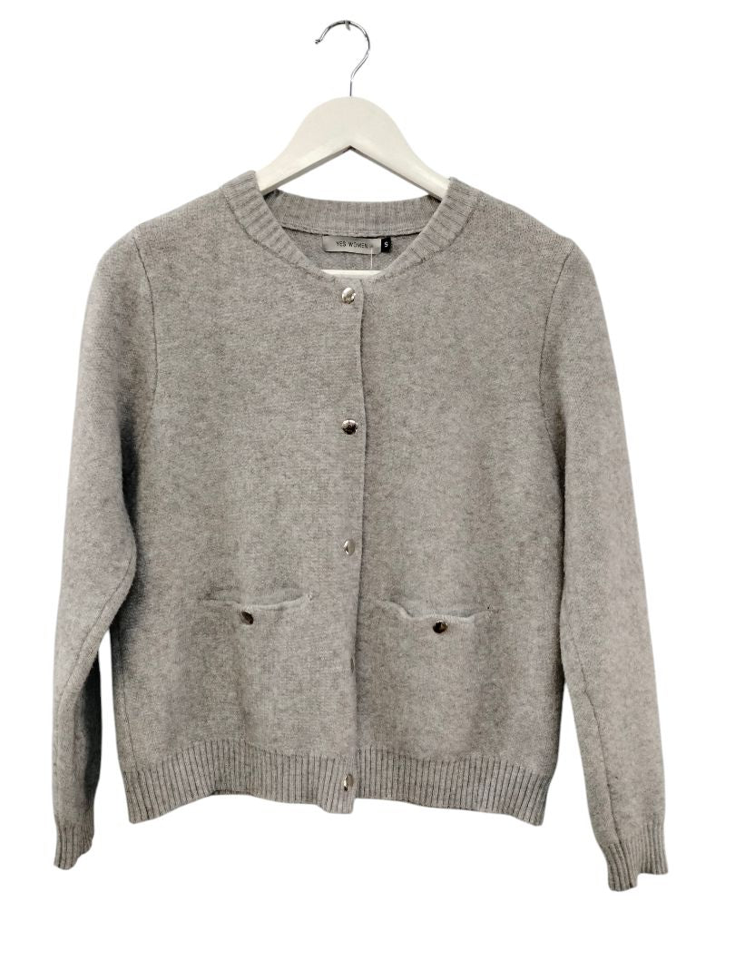 Yes Woman | Grey Cardigan | Size S