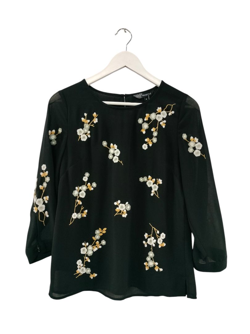 Whistle | Black Top | Size 8
