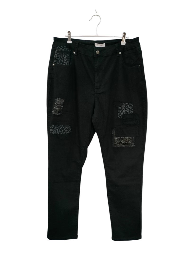 Threadz | Black Jeans | Size 18