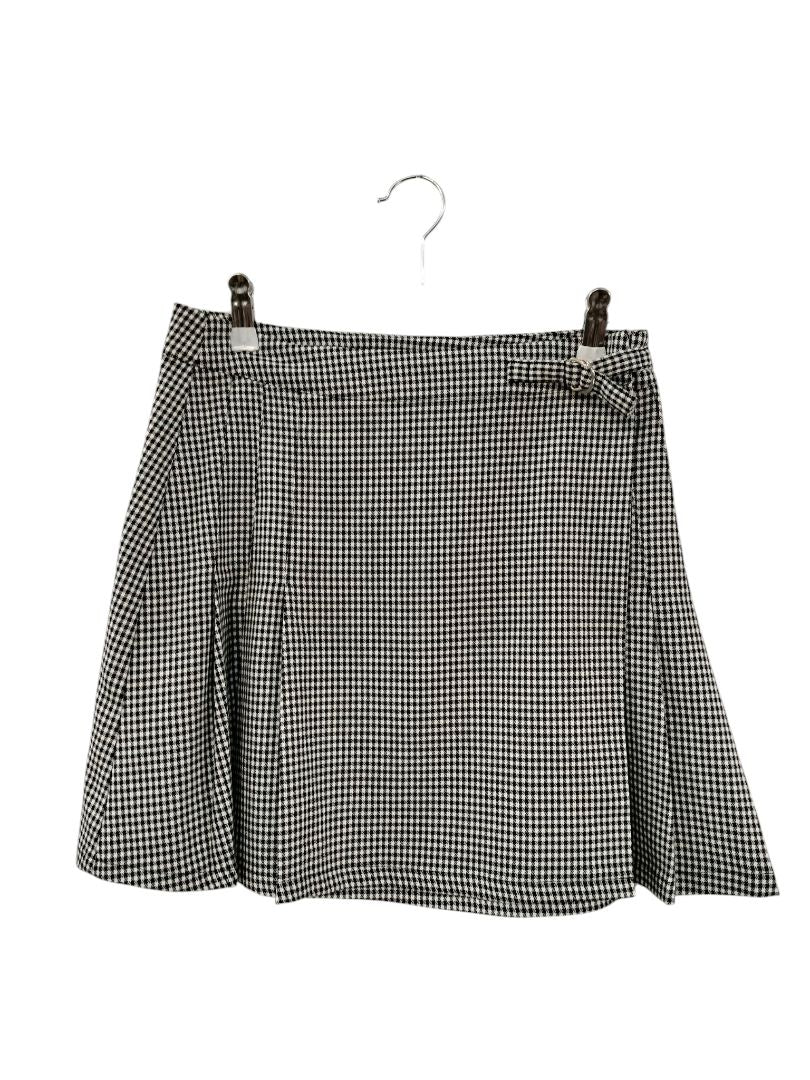 Glassons | Black and White Gingham Skirt | Size 8