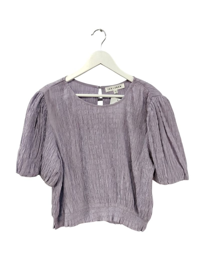 Ivy + Jack | Purple Top | Size 14