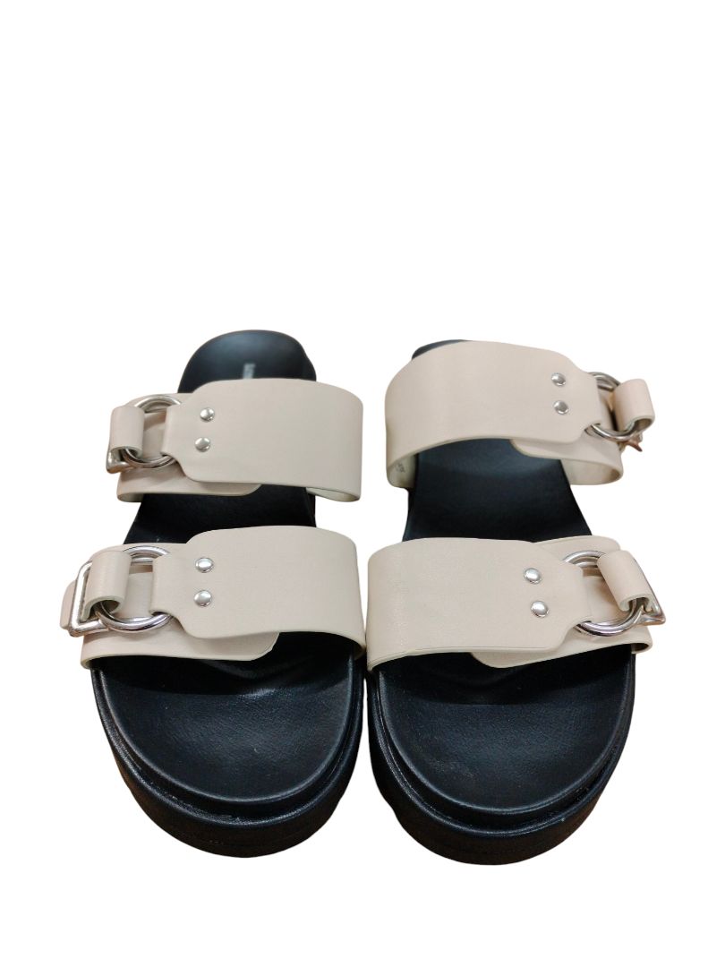 London Rebel | Beige Sandals | Size 9