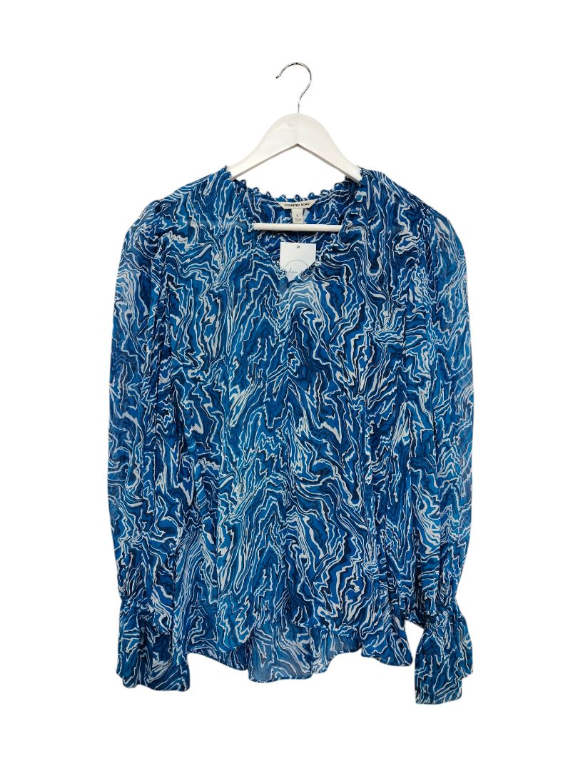 Country Road | Blue Top | Size 12