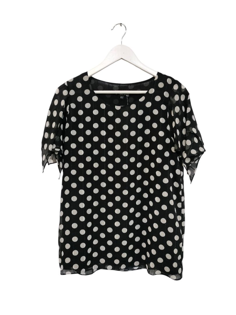 Ketz-ke | Black/White Top | Size 12