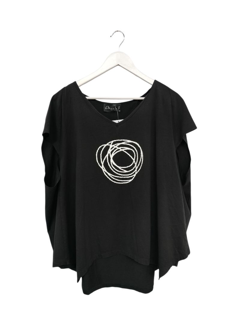 Chocolat | Black Top | Size 20