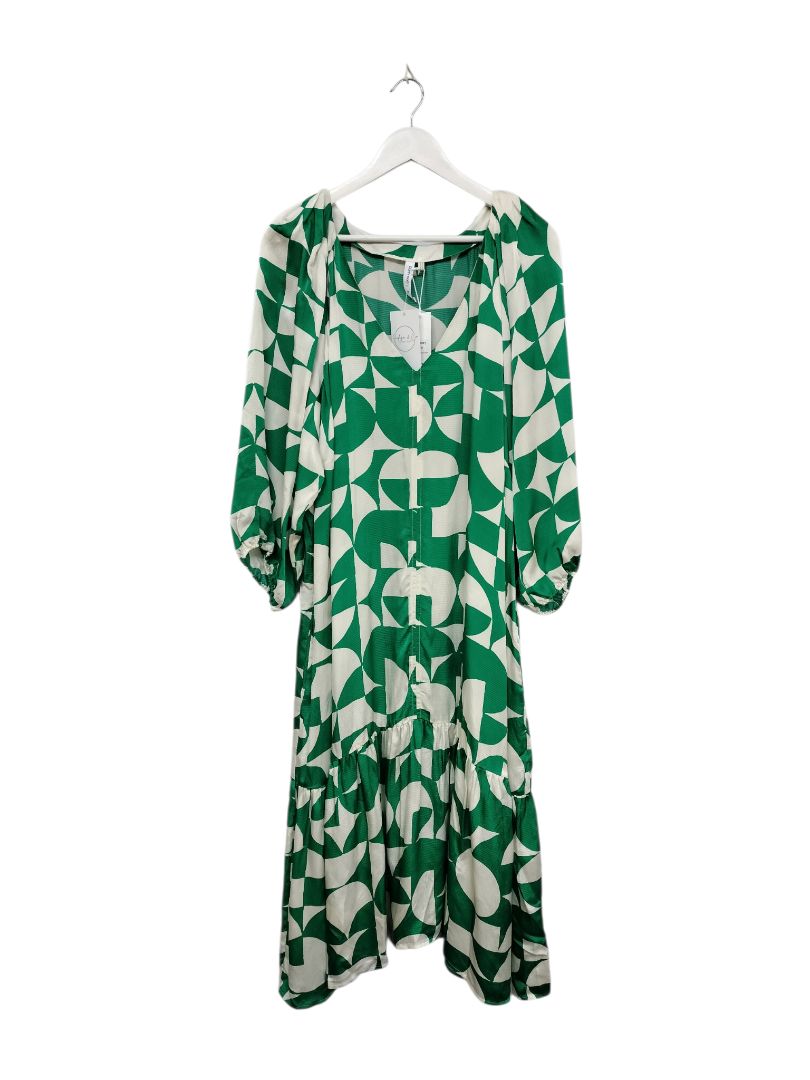 Commonry | Green/White Dress | Size 22