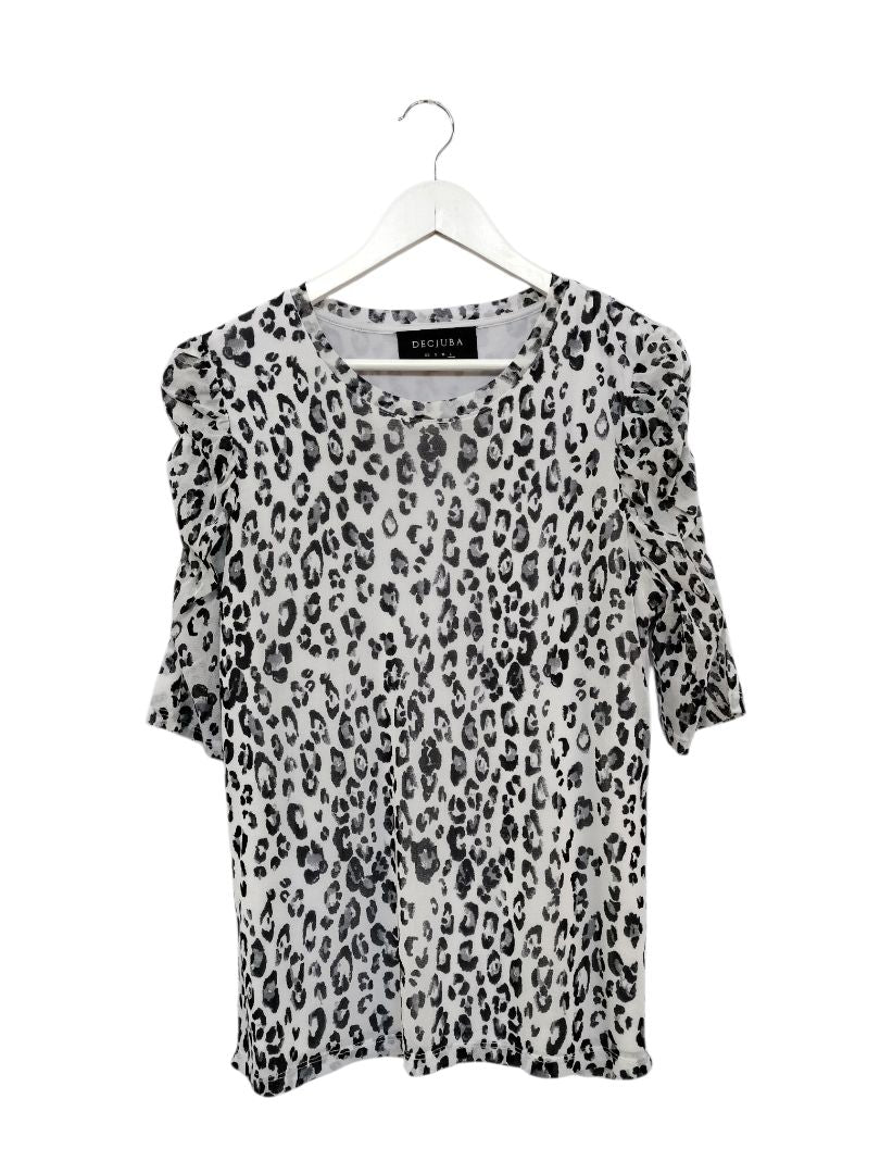 Decjuba | Animal Print Top | Size L