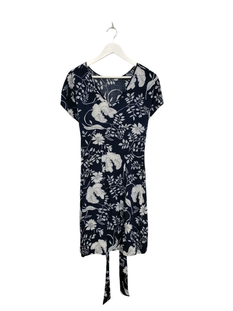 KILT | Navy Floral Dress | Size 12