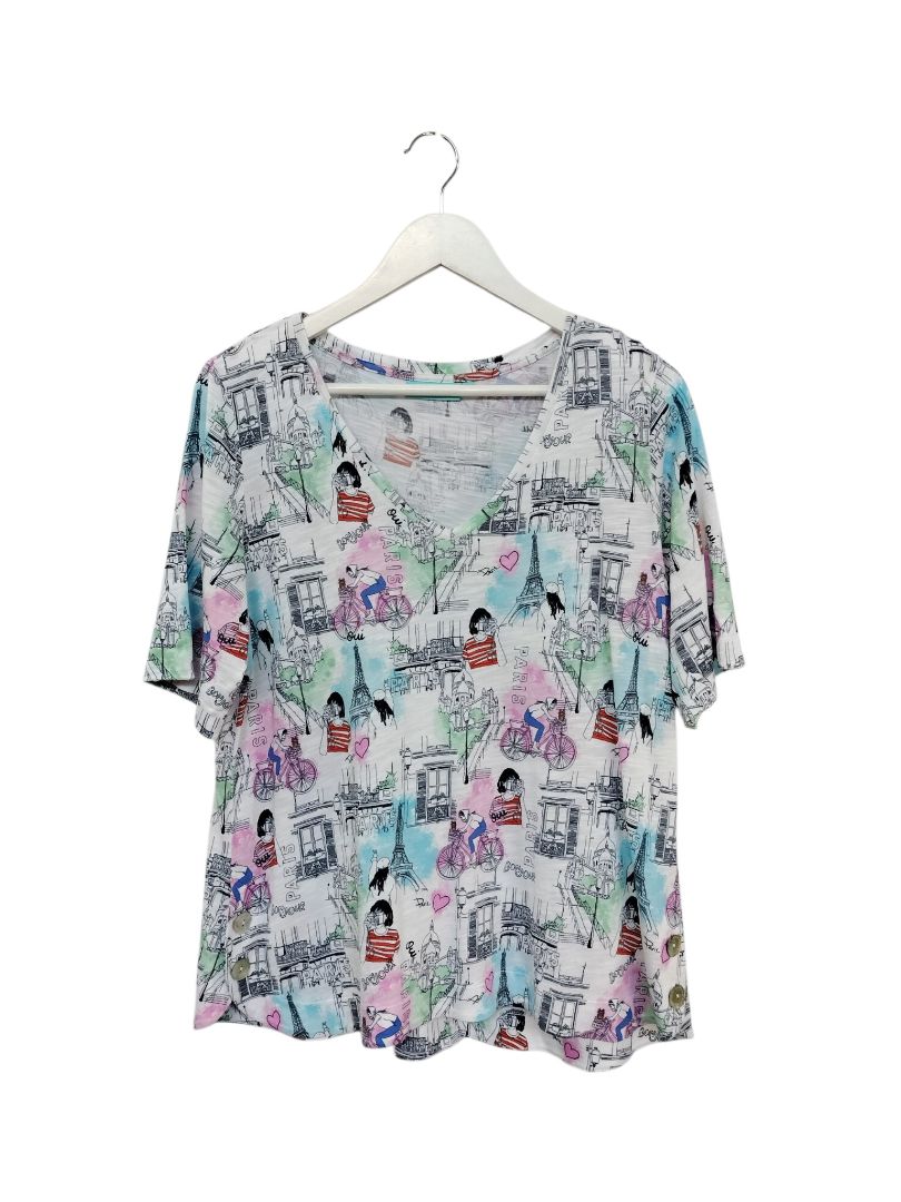 Blue Illusion | Multi Top | Size M
